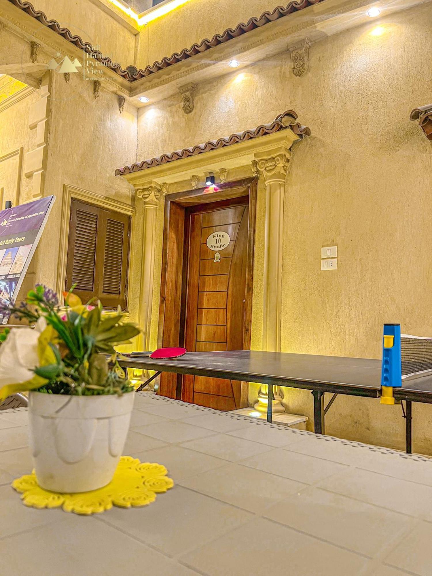 Sidi Hamad Pyramids View Hotel Kafret el-Gabal Kültér fotó