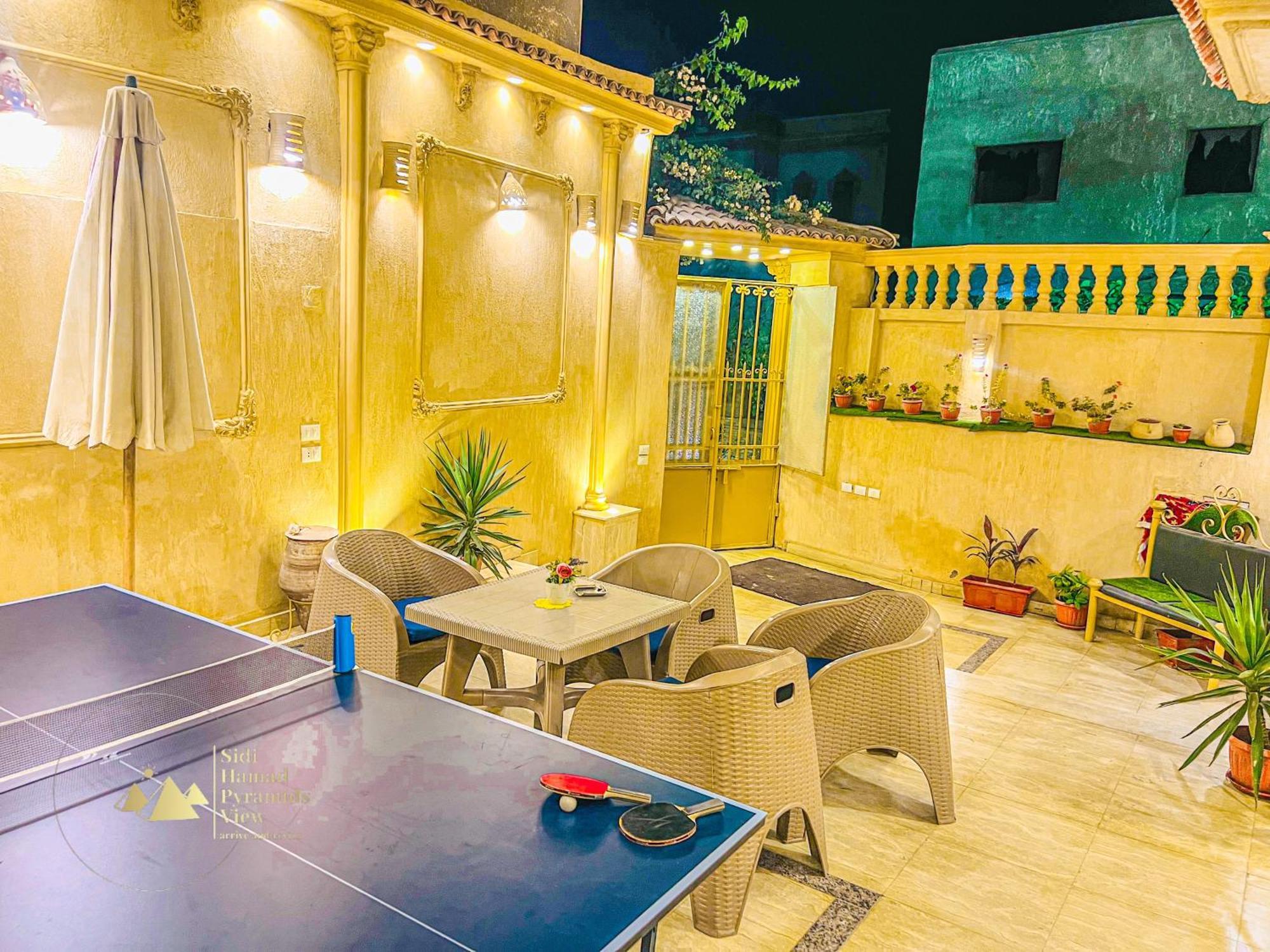 Sidi Hamad Pyramids View Hotel Kafret el-Gabal Kültér fotó