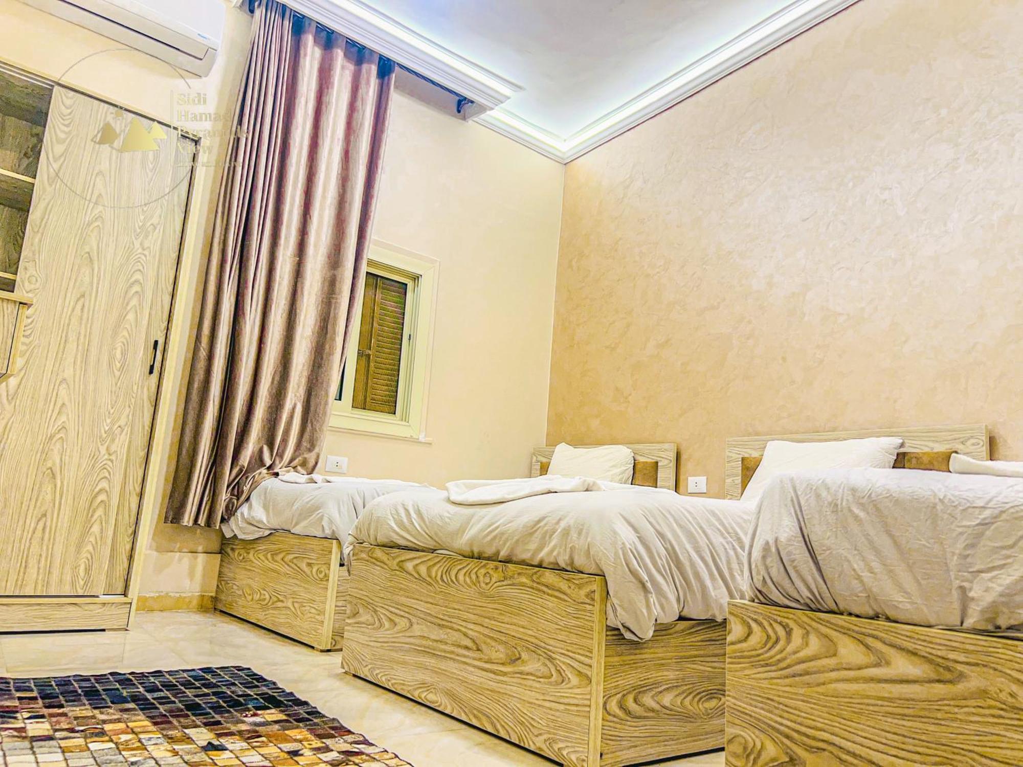 Sidi Hamad Pyramids View Hotel Kafret el-Gabal Kültér fotó