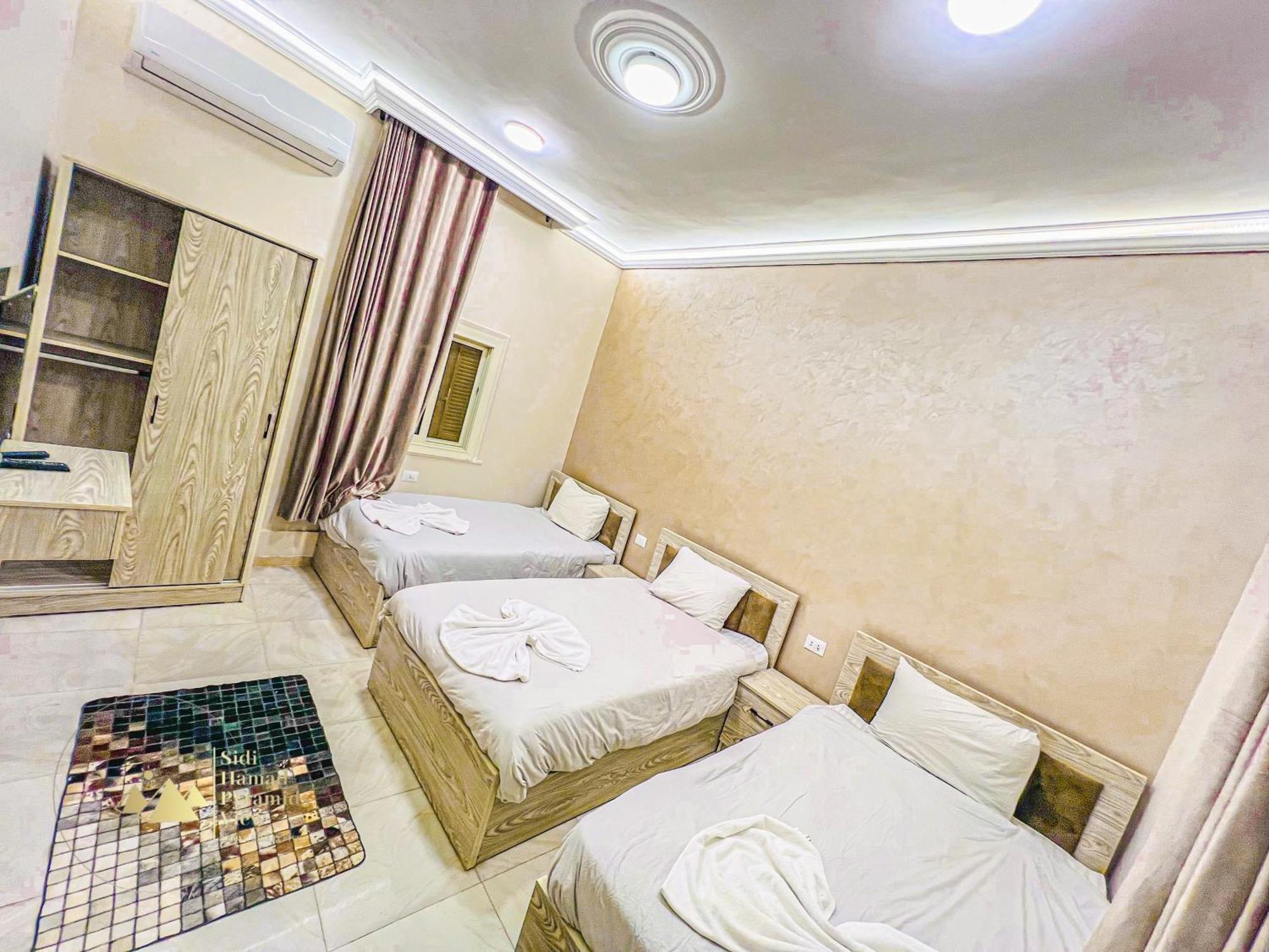 Sidi Hamad Pyramids View Hotel Kafret el-Gabal Kültér fotó